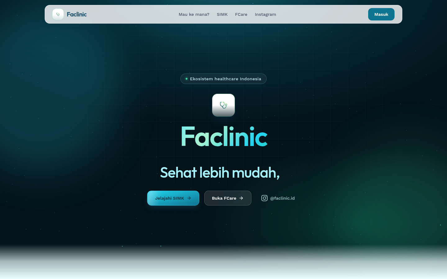 Faclinic Homepage